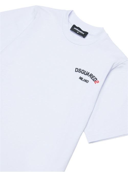 T-shirt bambino Dsquared2 bianca Dsquared Kids | DQ3169D0AAPDQ100